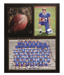 TAP football player/team 7x5 & 3x5 memory mates photo frame - Pack of 10