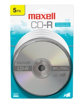 Maxell CD-R Spindle, 700 MB, Pack of 100