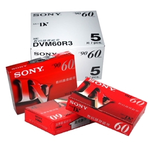 Sony 10 pack DVM60R3 MiniDV Tape 60 Minute Cassette