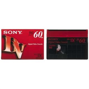 Sony DVM60R3 MiniDV Tape 60 Minute Cassette