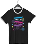 Maxell Retro Cassette Ringer T-Shirt