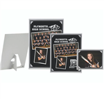 25 Pack 8x10  Black with Gray boarder Easel mount